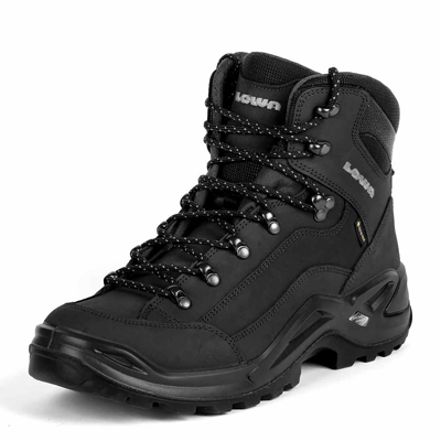 TREKKINGOWE BUTY MĘSKIE LOWA RENEGADE GTX MID - DEEP BLACK